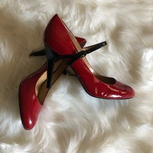 Red Mary Jane Pumps